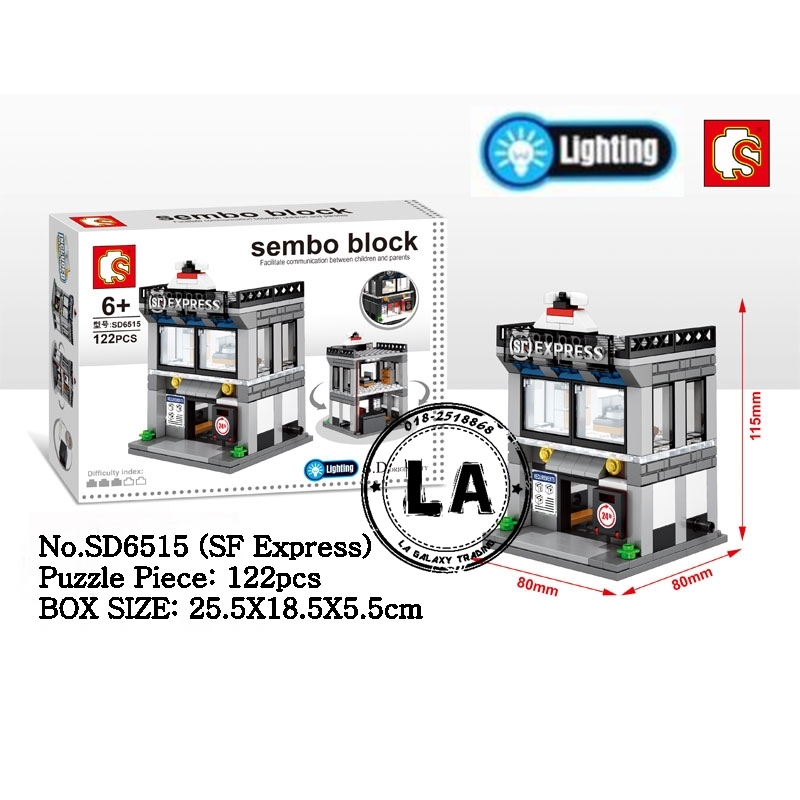 sembo block sd6515 sf express city building block with led sembo block sd6515 sf express city building block with led
