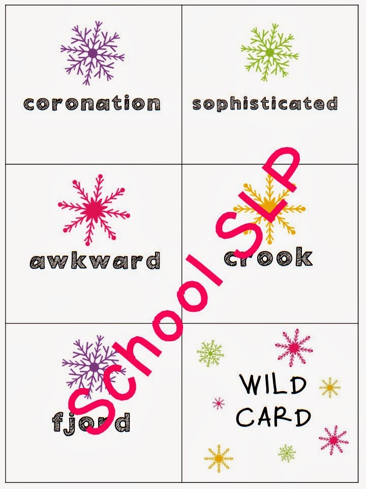 School SLP: A Frozen Winter: A Speech and Language Activity Bundle