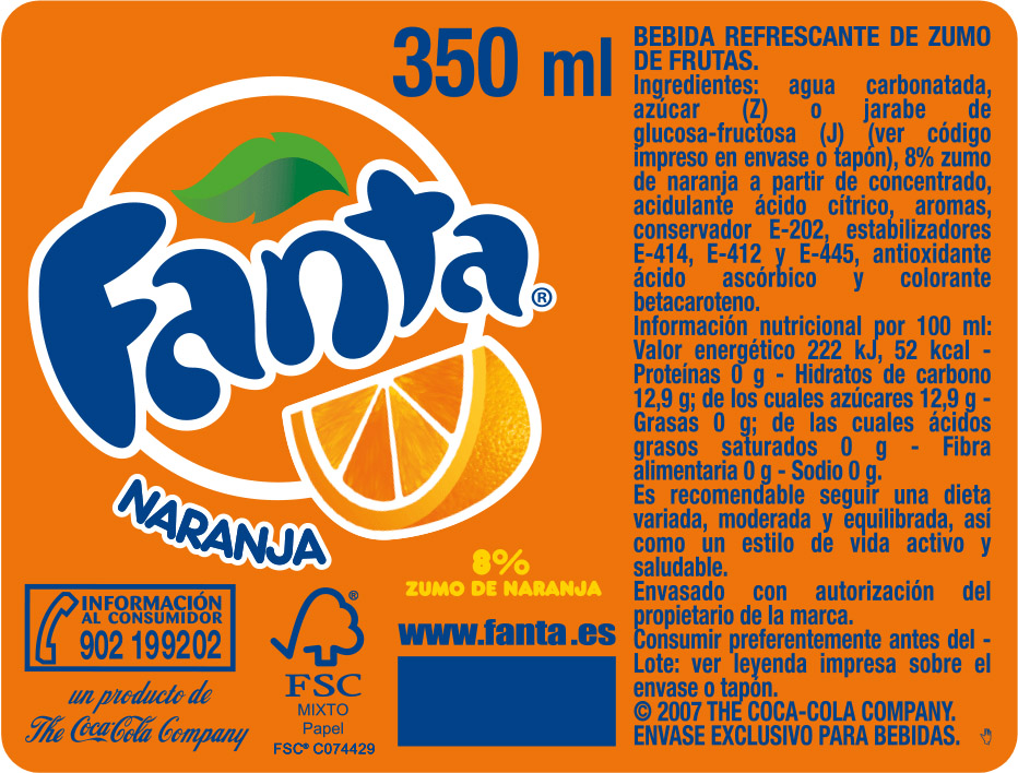 Here be sugar. Azúcar. Las mentiras de la industria alimentaria Fanta