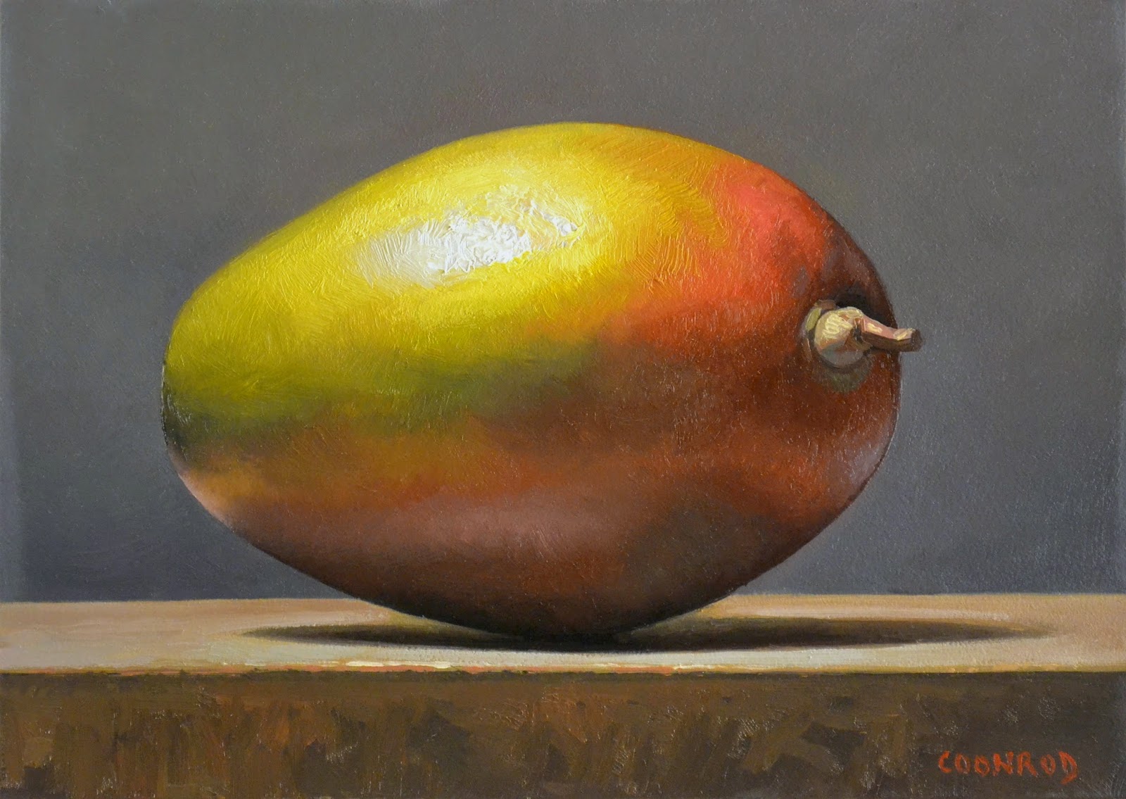 Trish Coonrod's Paintings Mango and 2nd Attempt at Painting with the Zorn Palette