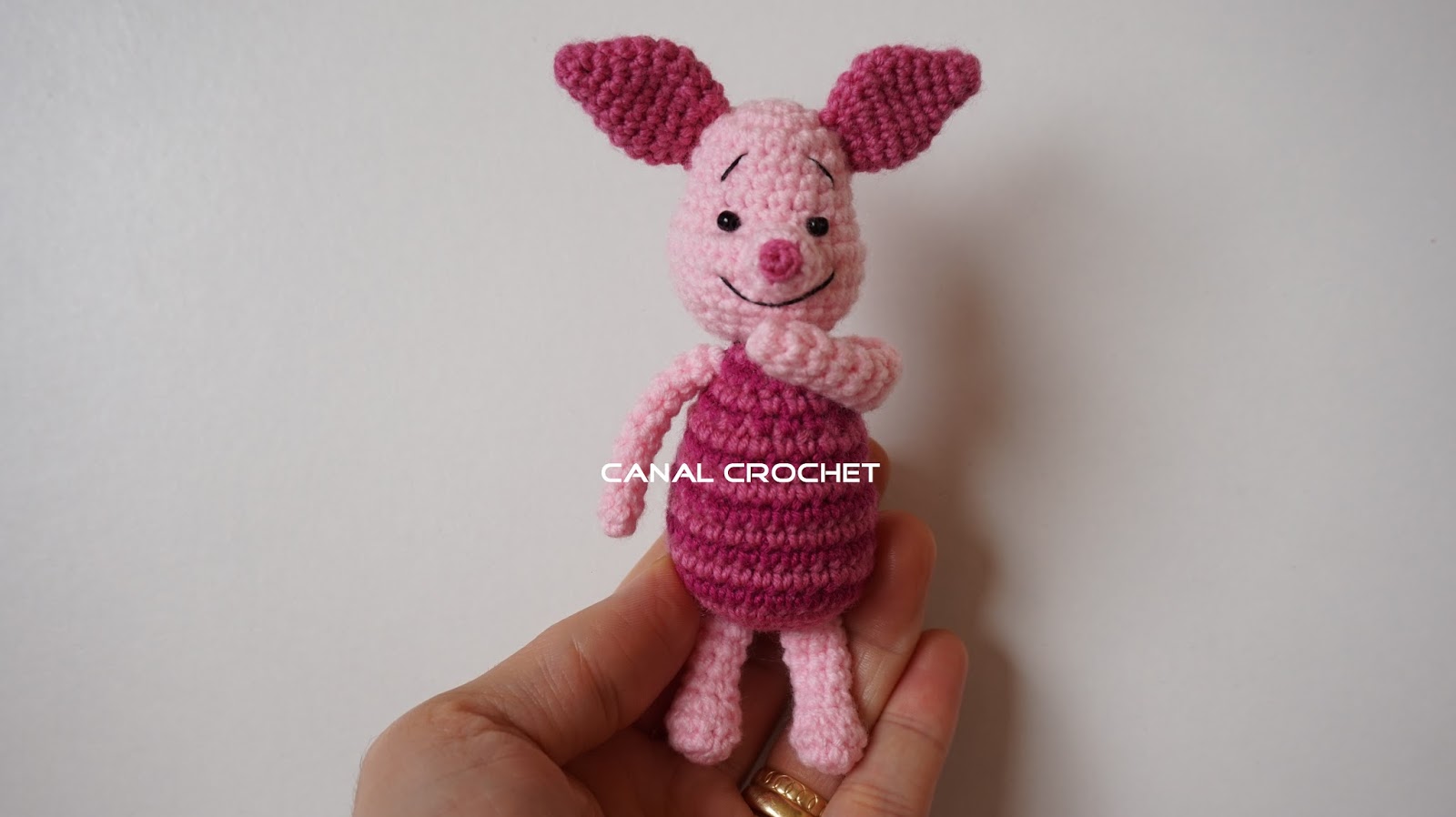 CANAL CROCHET Piglet amigurumi tutorial