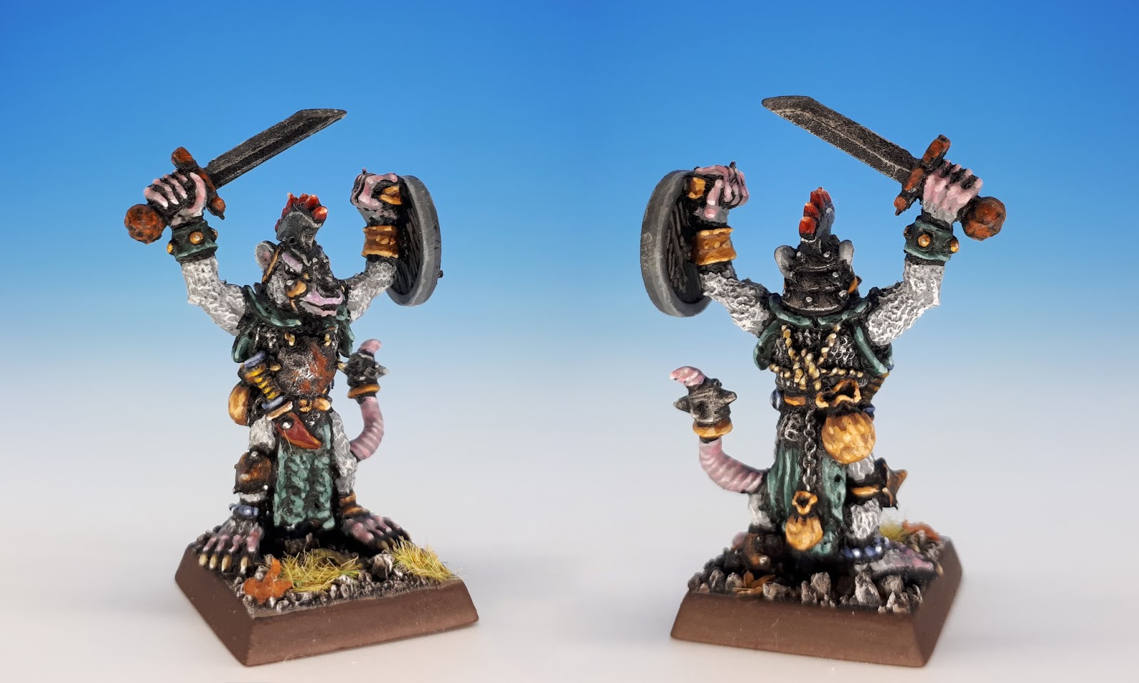 Oldhammer Skaven Shields with 3 designs