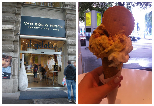 Onde comer em Milão - gelato da Van Bol & Feste