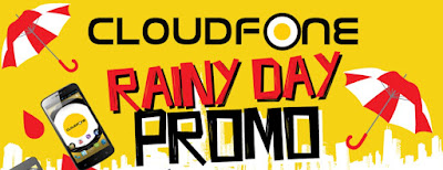 CloudFone Rainy Day Promo, Get As Much As Php3,000 Worth of Discounts