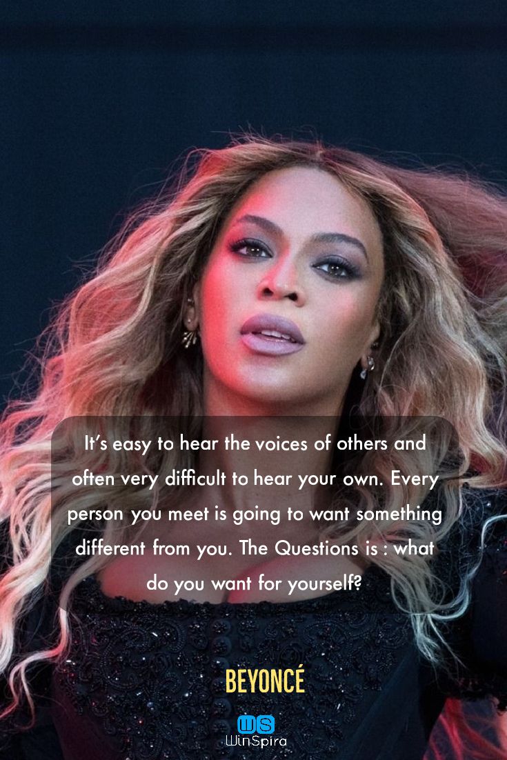 22 inspirational Beyoncé quotes