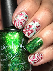 christmas nail eve polish nails elf gel