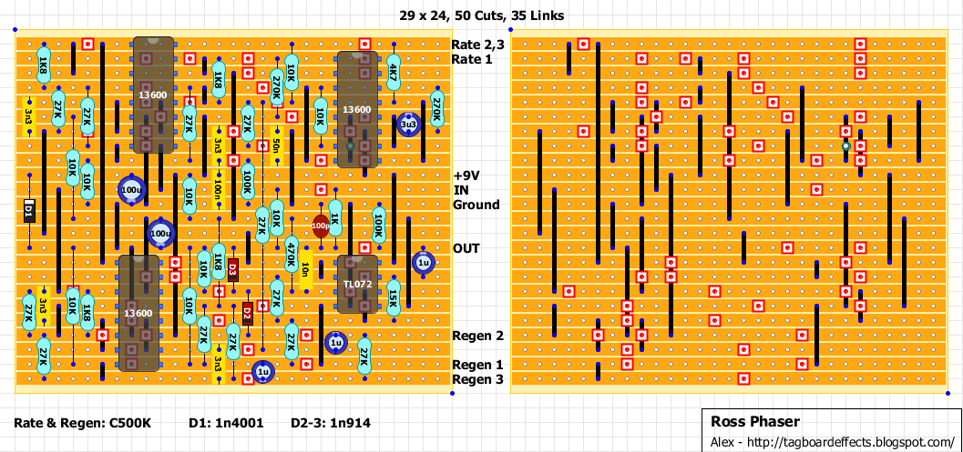 Guitar FX Layouts: Ross Phaser