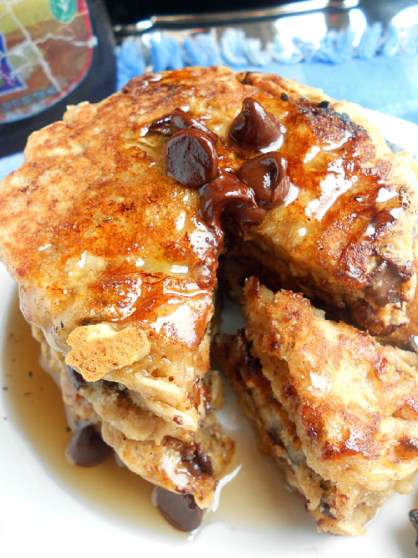 Chocolate Chip Oatmeal Cookie Pancakes Confessions of a Confectionista