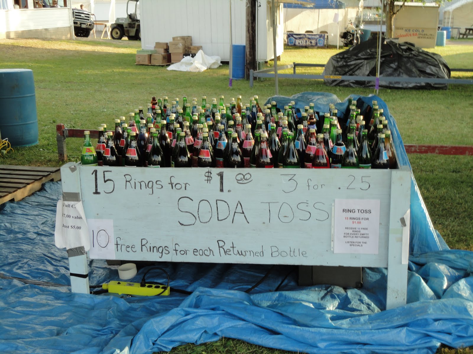 Pattern Flower The Millville Fireman’s Carnival, Millville, PA