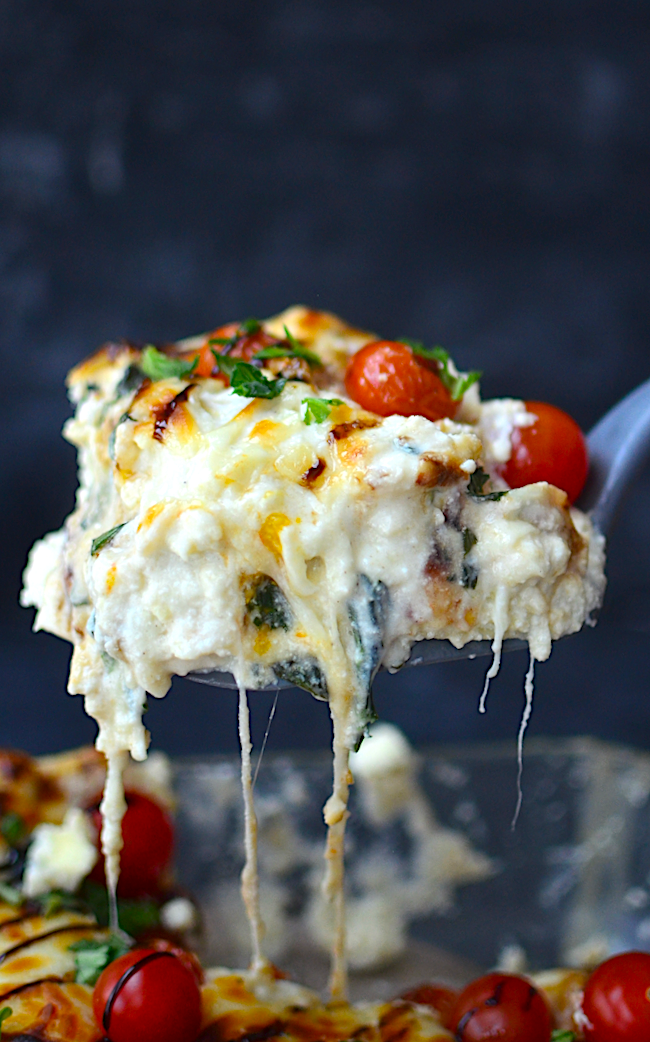Yammie's Noshery White Chicken Caprese Lasagna