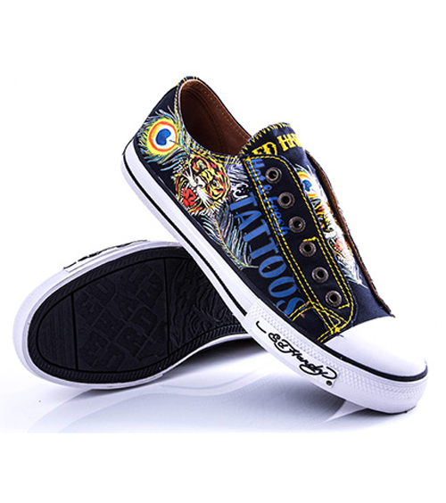 Ed Hardy Low Rise 100 Men's Shoe Navy Hook of the Day