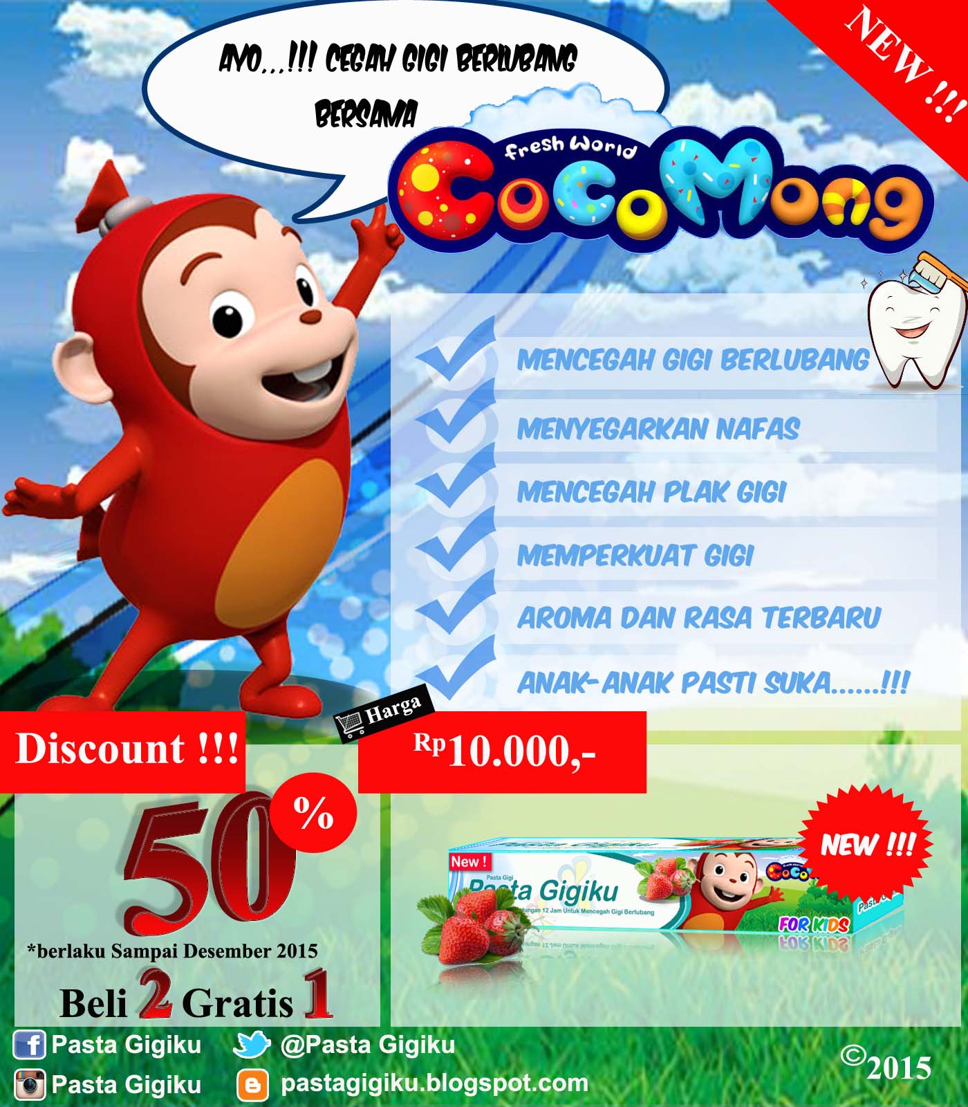 Iklan Pasta Gigi Bahasa Inggris Kunci Soal