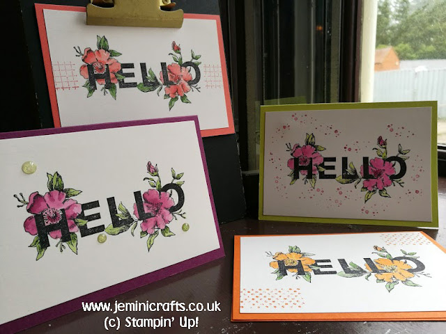 #coffeeandcard with Jemini Crafts featuring Floral Statements