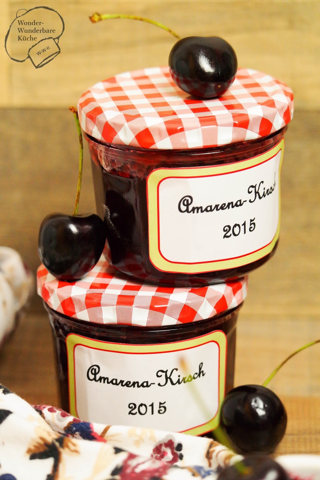 Amarena-Kirsch-Marmelade