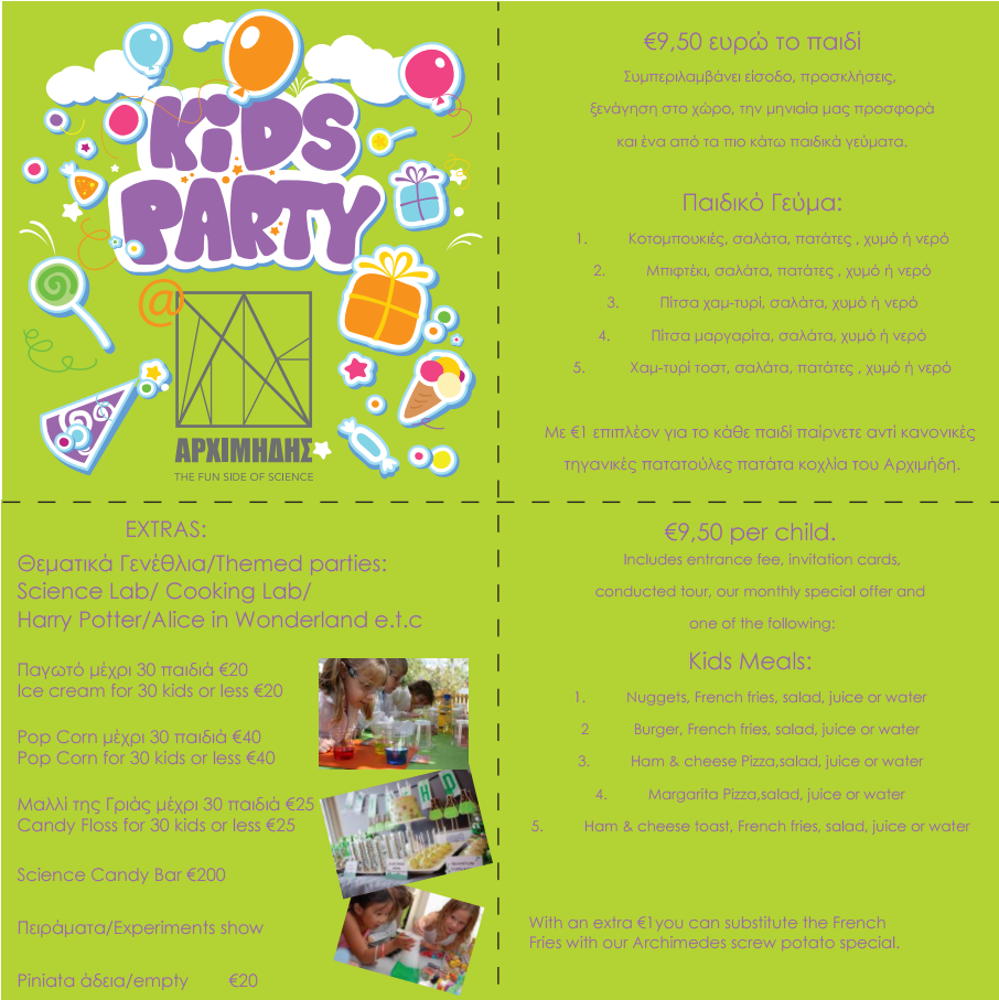 Kids have Fun in Cyprus Birthday Party