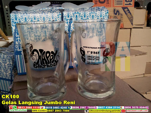 jual Gelas Langsing Jumbo Reni