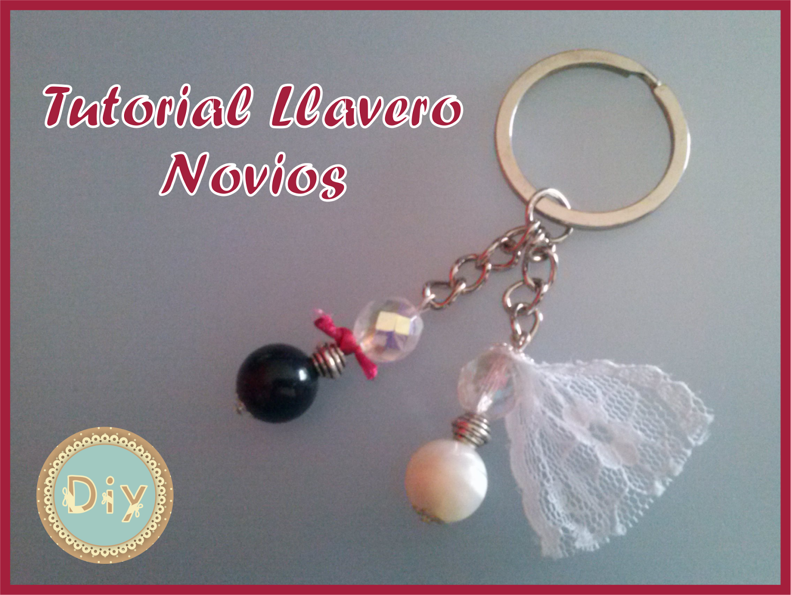 Llavero Novios para Detalles de Boda Diy