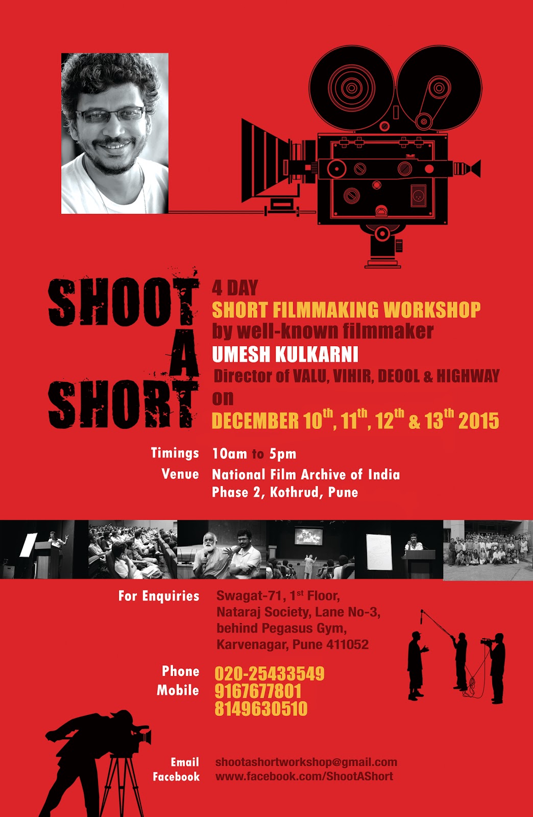 Shoot a Short: Filmmaking Workshop by filmmaker Umesh Kulkarni - Makeup ...