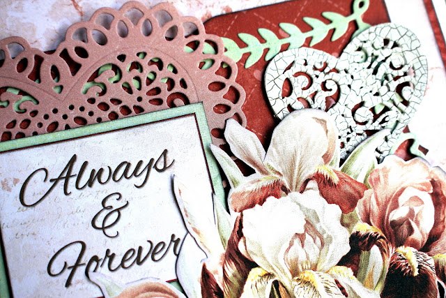 Always And Forever Giftbag and Card by Ulrika Wandler using BoBunny Only You Collection