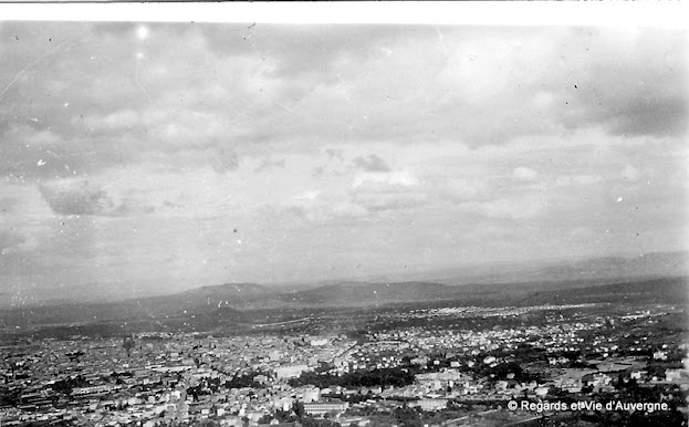 Photo ancienne noir et blanc de Clermont-Ferrand en 1931.