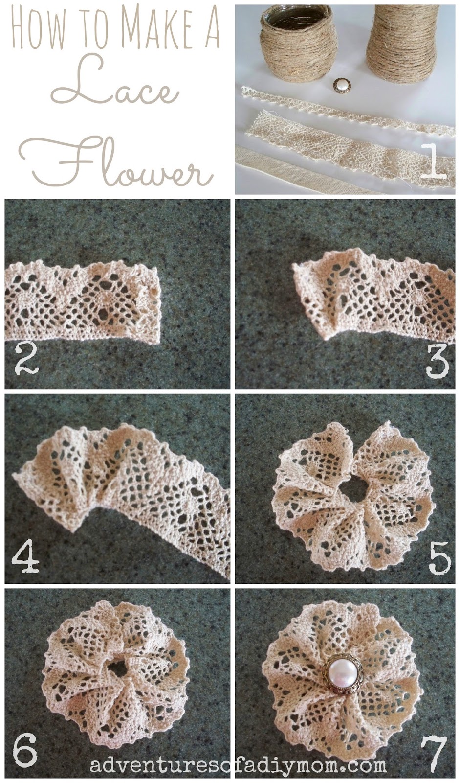 How to Make a Lace Flower