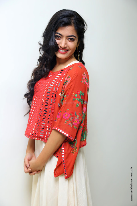 Rashmika Mandanna at Chalo teaser launch
