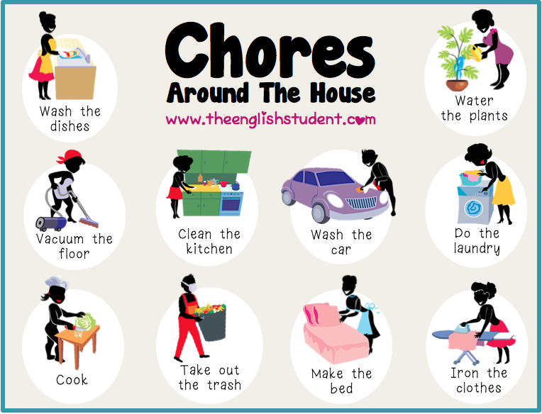 We Love English Household Chores