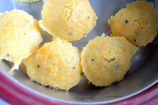 Step 3 how to prepare Carrot Idli