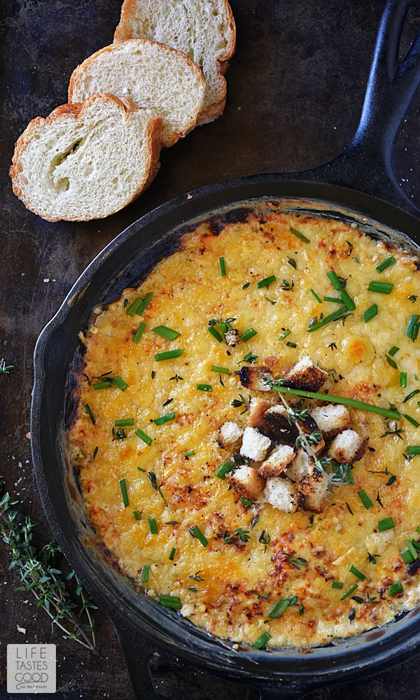 Skillet French Onion Soup Dip Life Tastes Good