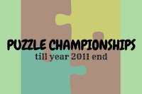This page lists the puzzle championships being held till year 2011
