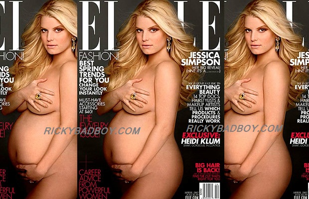 Singer Jessica Simpson graces the cover of the April 2012 edition of '...