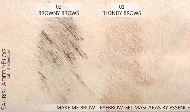 Make Me Brow Eyebrow Gel Mascara by Essence - Review & Swatches