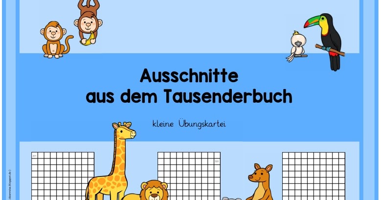Tausenderbuch Ausdrucken : Tausenderbuch Tausendertafel Zum Ausdrucken Kostenlos Kleines ...