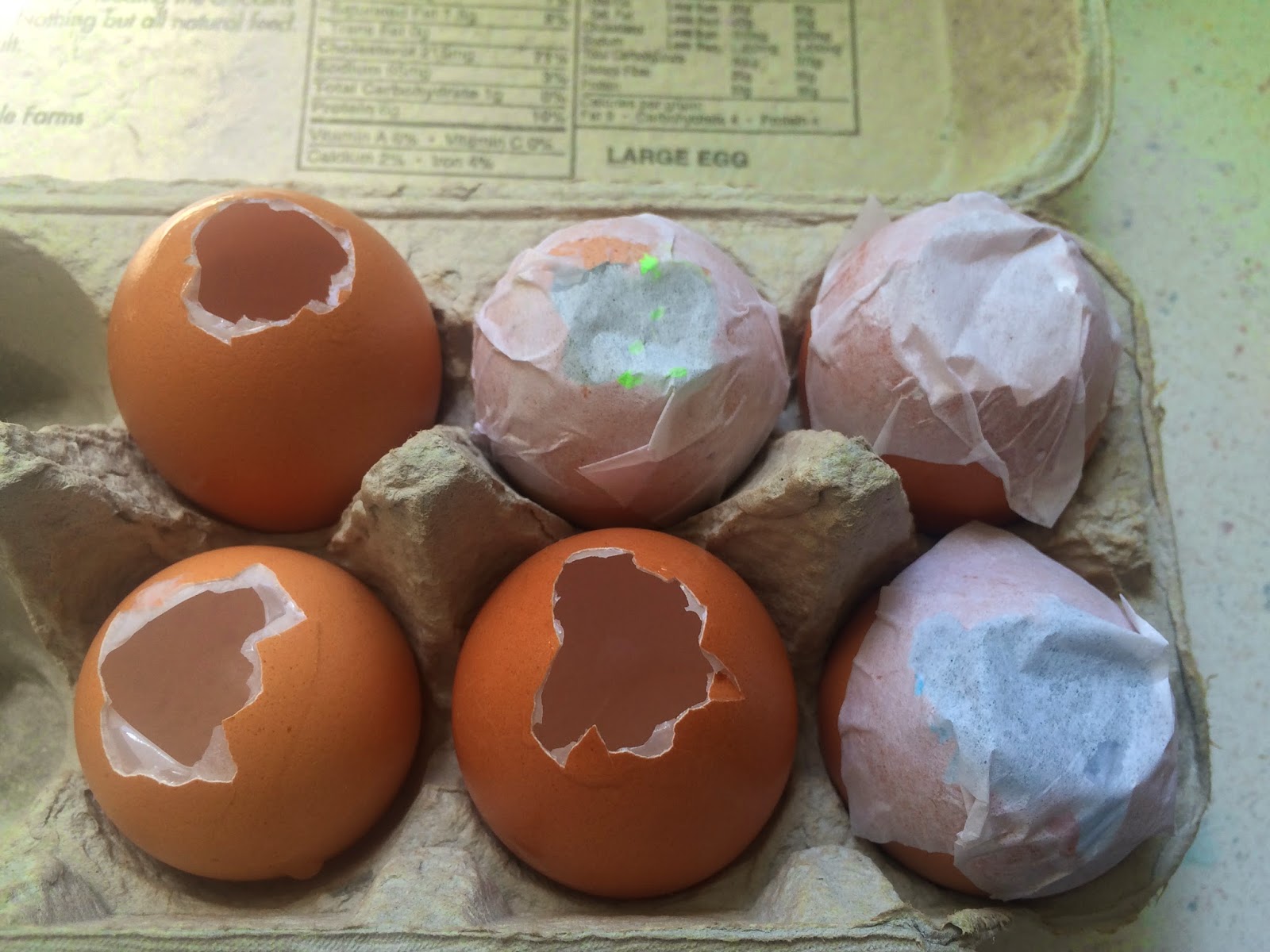 Harvest Moon by Hand Eggshell Painting for Kids