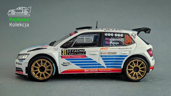 Altaya Skoda Fabia R5, Winner Rally Monte Carlo 2017 in WRC-2