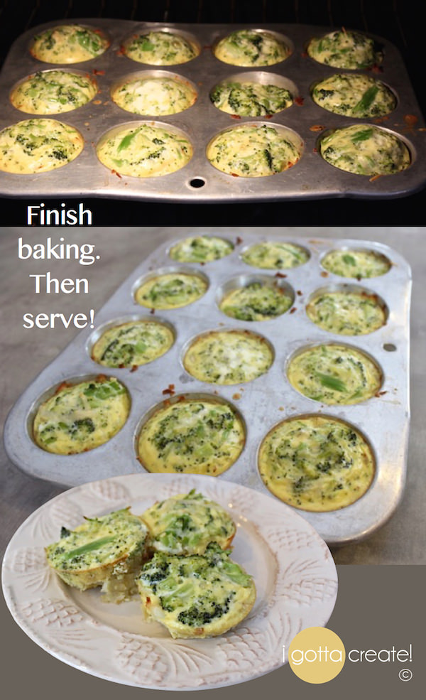 How to make Broccoli Parmesan Hash Brown Cups -- Yummy! | Recipe at I Gotta Create!