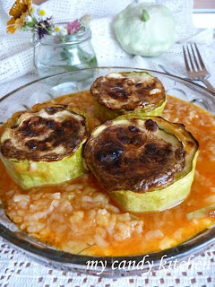 Пълнени тиквички с ориз на фурна
