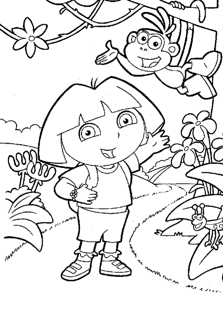 Dora Coloring Pages Sheets Pictures dora-coloring-pages-sheets-pictures