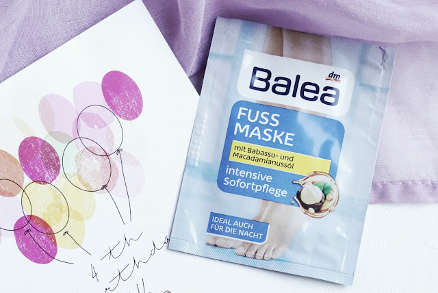 Pink Box April 2016 Balea Fußmaske