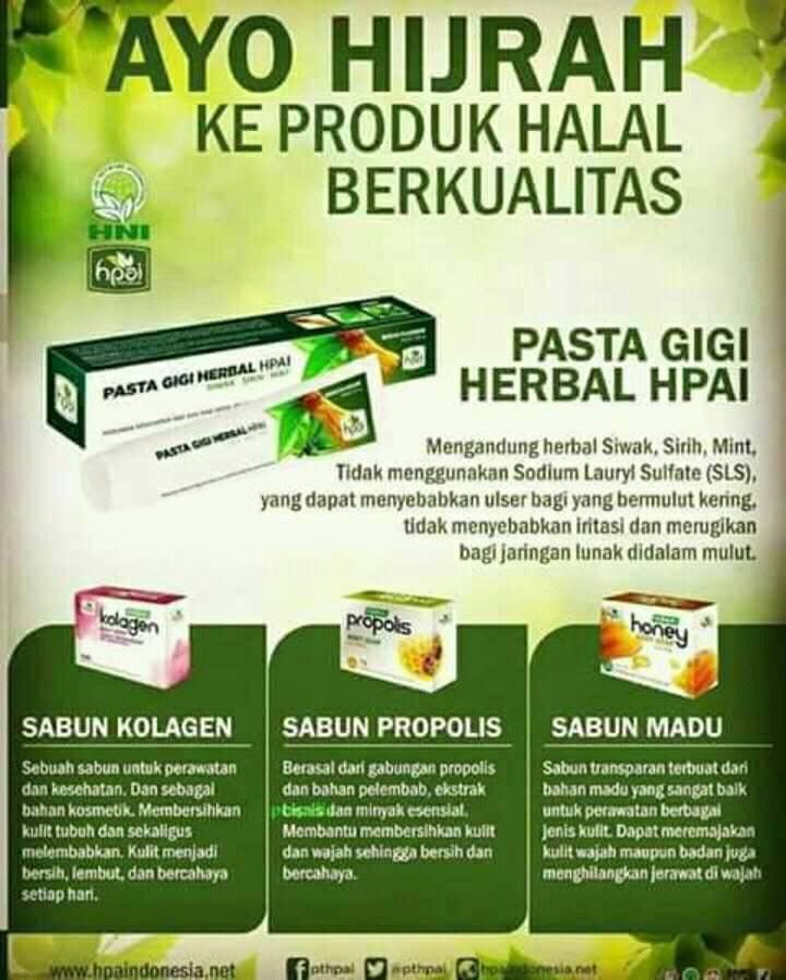Jual Pasta Gigi Herbal Hpai Hni Kab Purbalingga Faihashop Sidanegara Tokopedia
