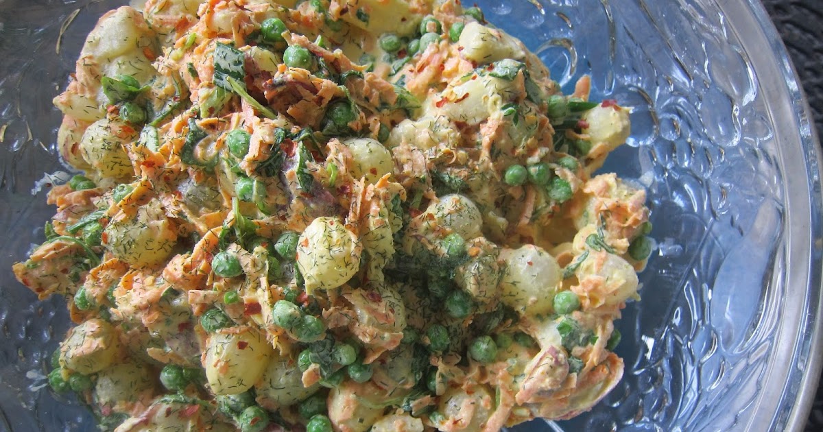 Cuisine Ici Potato Pea and Pearl Onion Salad