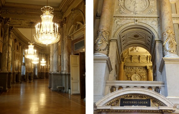 Vienne Vienna Wien Burgtheater theatre Ring visite escalier honneur gustav klimt