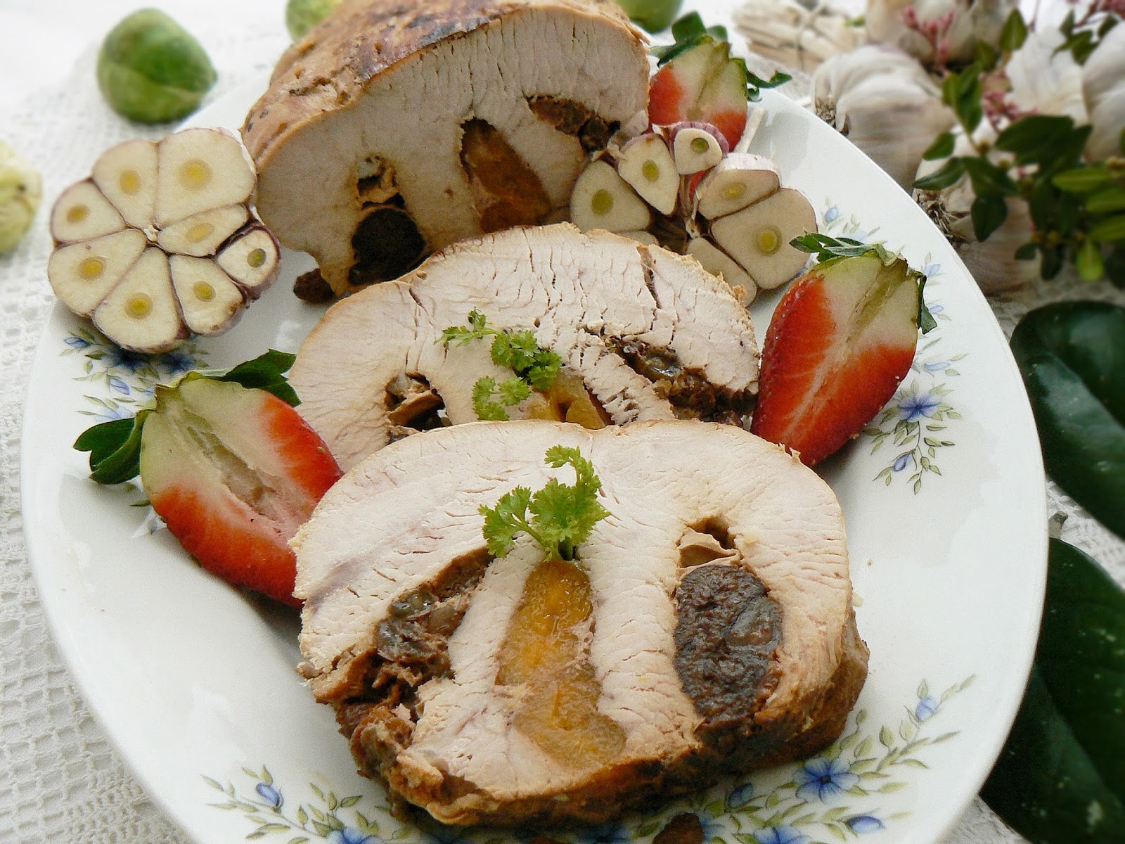 wesoła kuchnia Pierś z indyka nadziewana