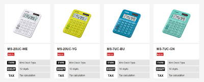 Casio My Style Colorful Calculator, Kalkulator Warna-Warni yang Stylish dan Dinamis
