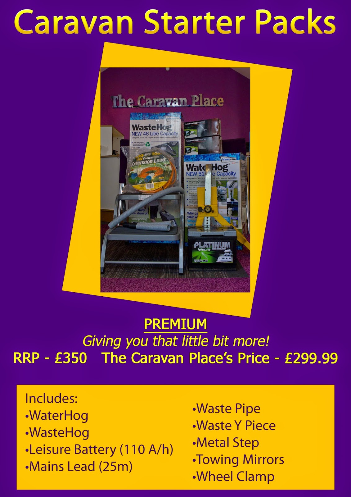 The Caravan Place Starter Packs Now Available!!