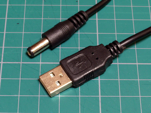 USB A→DCプラグ変換ケーブルを試してみる : Wasters haven.
