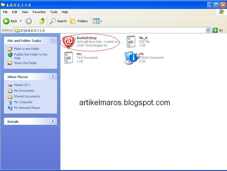 Tutorial Membuat Bootable Active Boot pada CD/ DVD