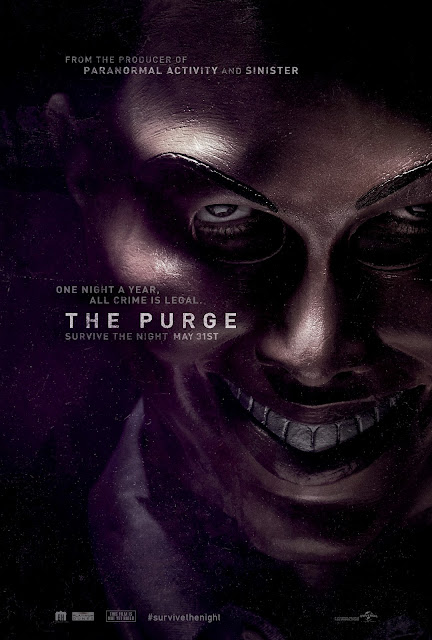 The Purge poster. Copyright by respective production studio and/or distributor. Intended for editorial use only.