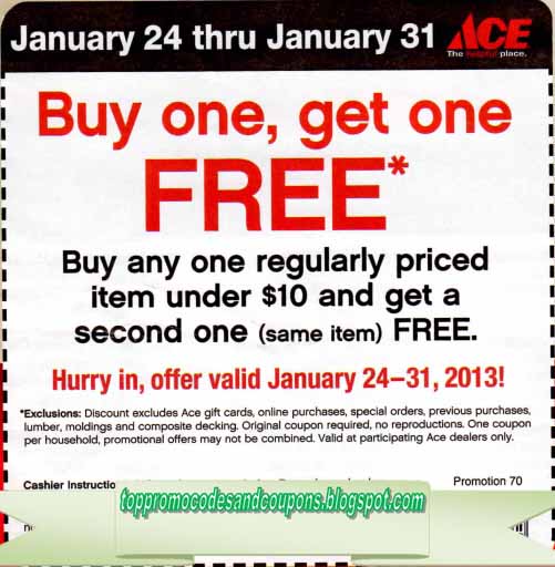 Free Promo Codes and Coupons 2020 Ace Hardware Coupons