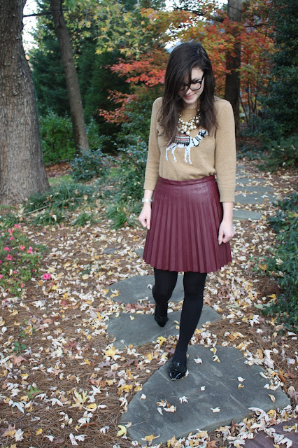 2016, fall, statement piece, camel, leather skirt